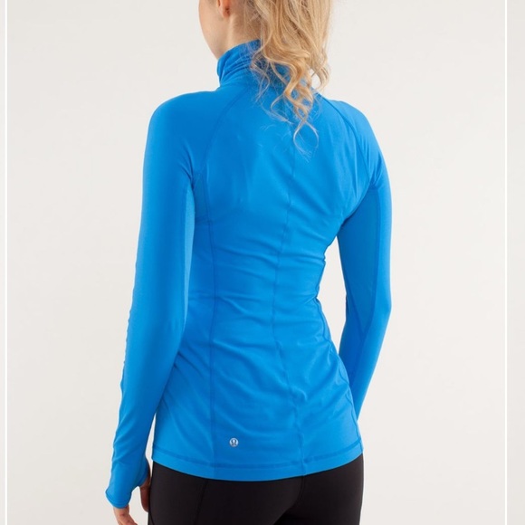 Lululemon Run: Speedy Turtleneck Beaming Blue SZ 8 - Picture 3 of 14